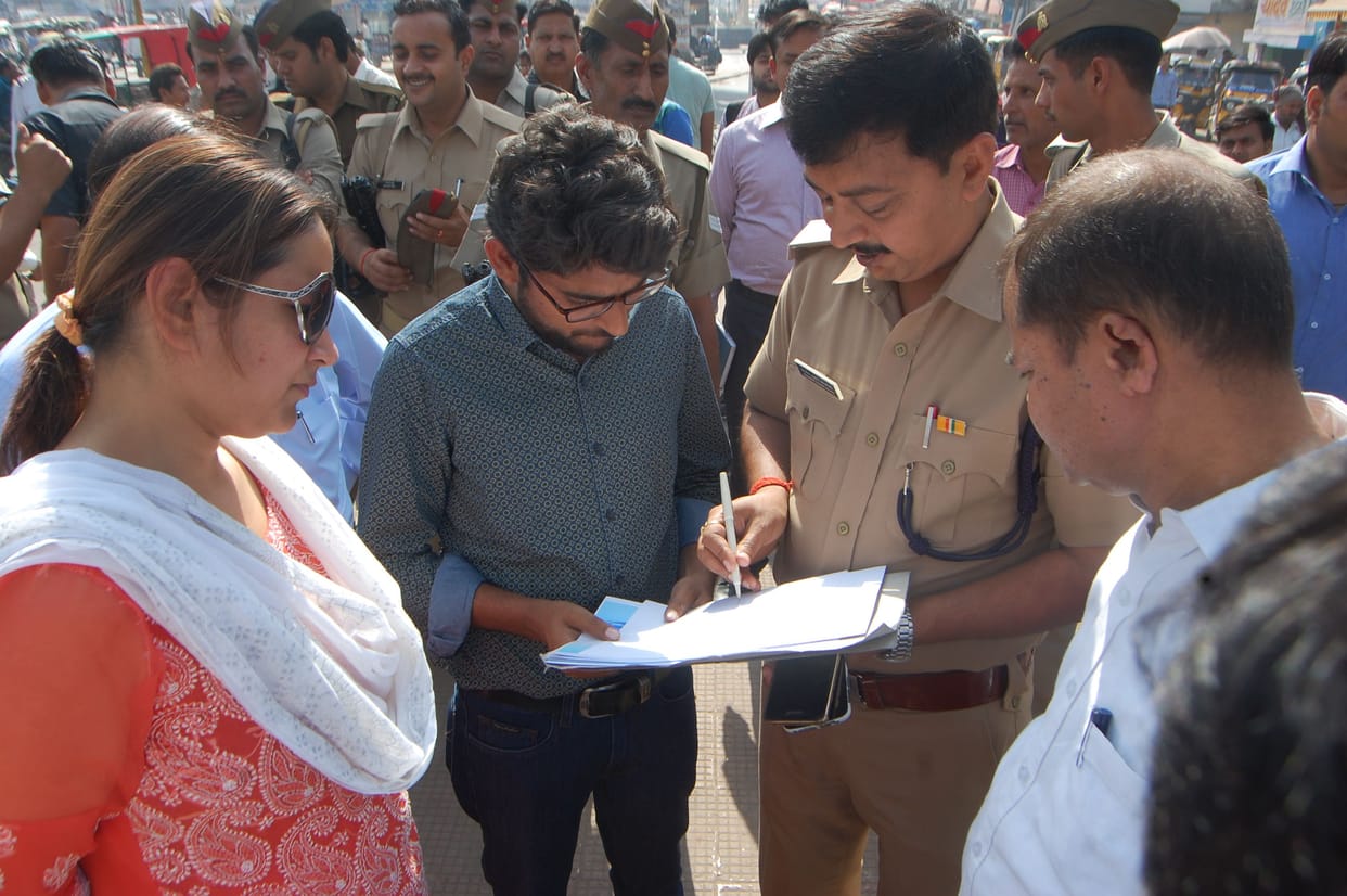 Churning on the beautification and traffic arrangements of Subhash Thirah