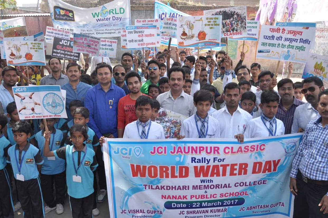 Took oath of water conservation