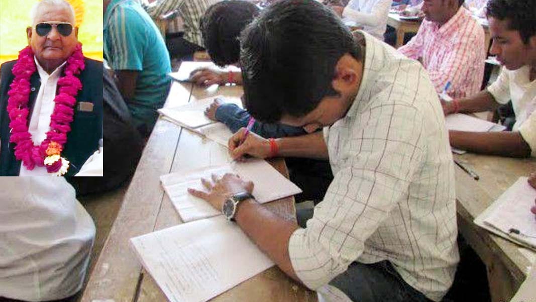 copying at ex samajwadi party mla school in board exam