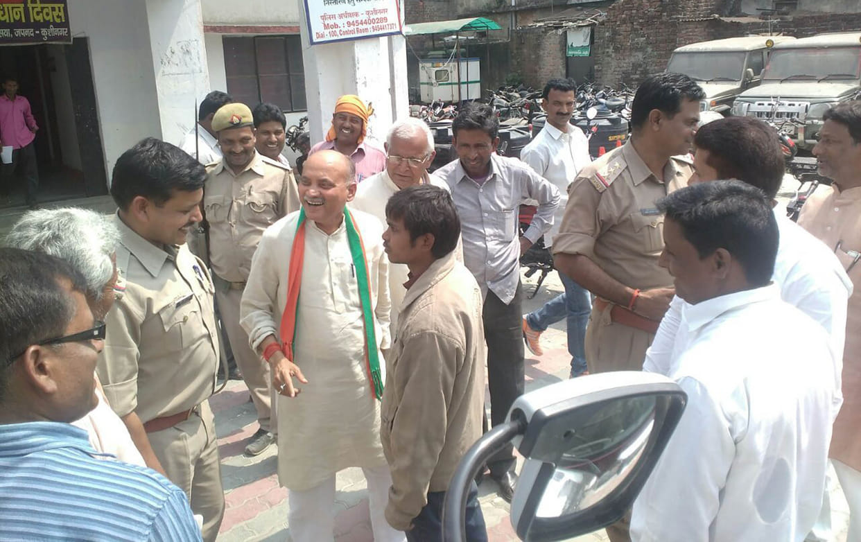 MLA inspected the station