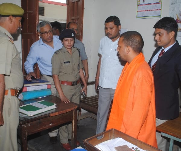 cm adityanath yogi in action
