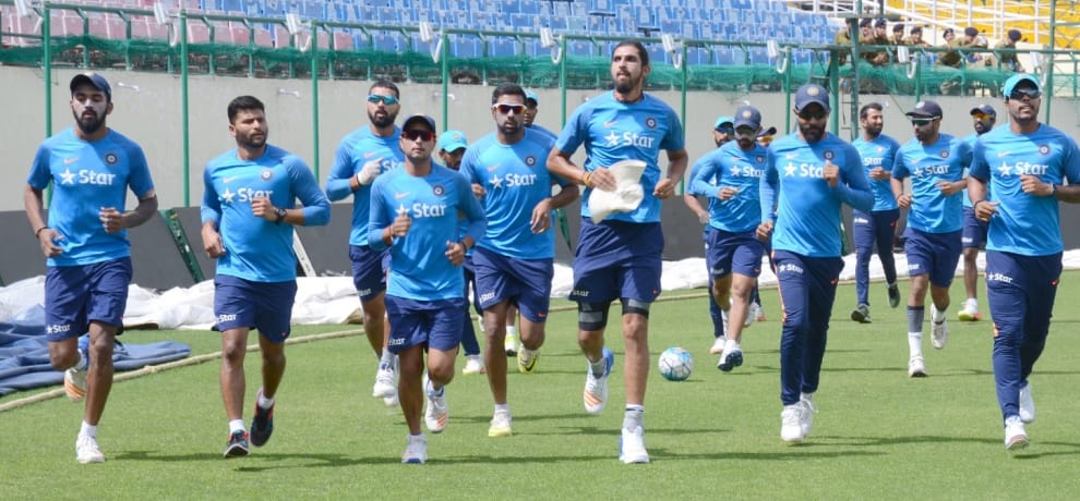Ind vs Aus: cricket teams practice before test match