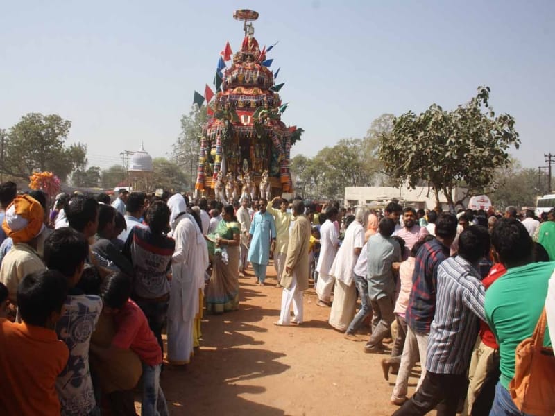 bhagvan rangnath rath in vrindavan