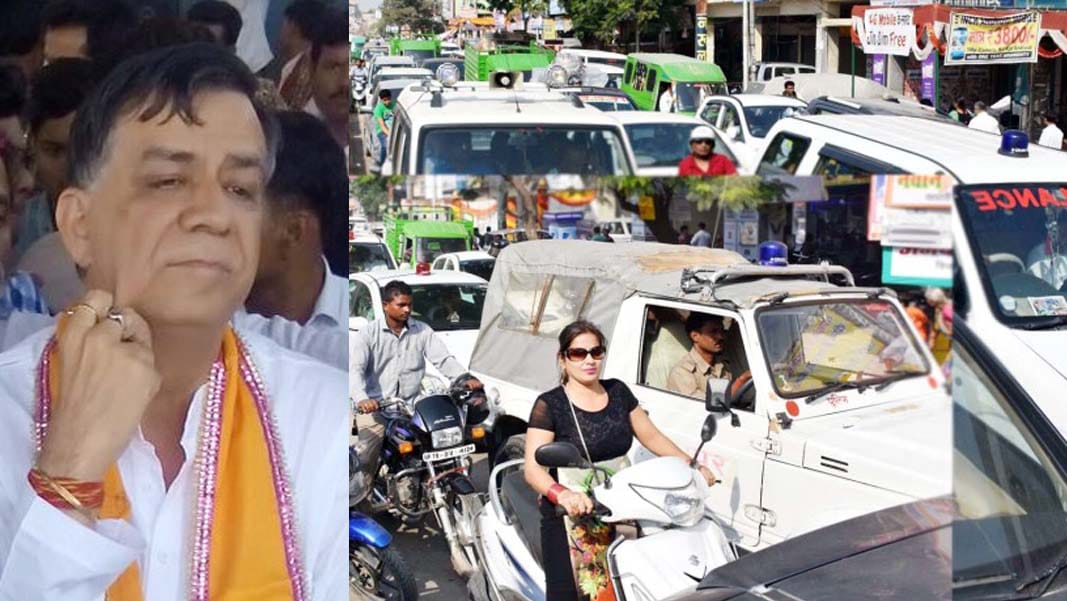 industrial development minister stranded in gruesome jam