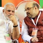 नरेन्द्र मोदी और अमित शाह।