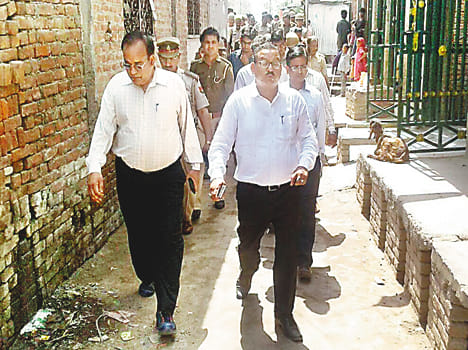 Police do not get slaughterhouse in Jarari