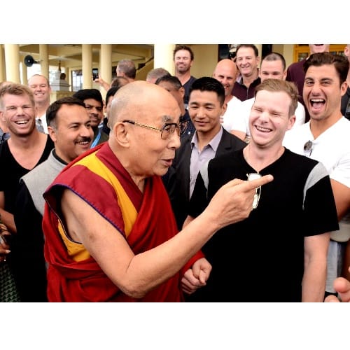 ins vs Aus: Australia cricket team meets Dalailama