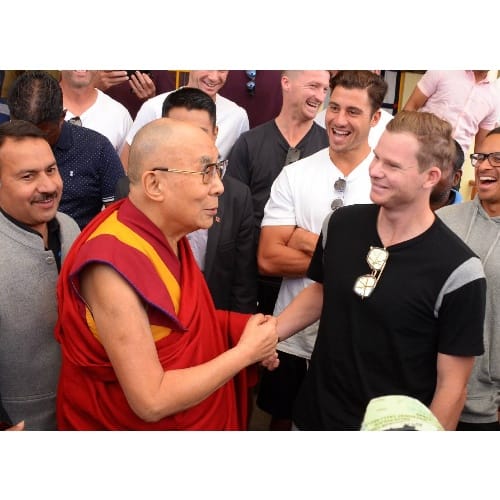 ins vs Aus: Australia cricket team meets Dalailama