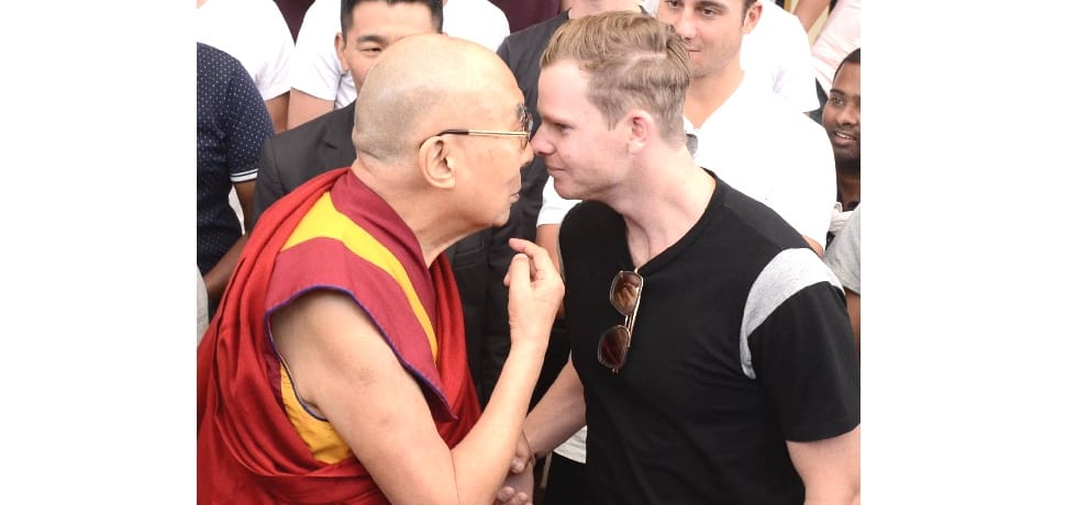 ins vs Aus: Australia cricket team meets Dalailama