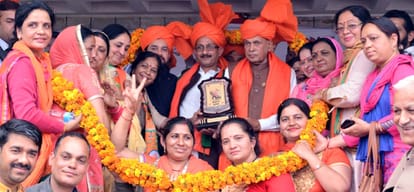 BJP targets Congress President Sonia Gandhi and vice president Rahul Gandhi