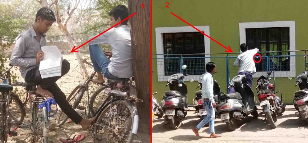 cheating in haryana board exams, administration give up in front of cheating mafia