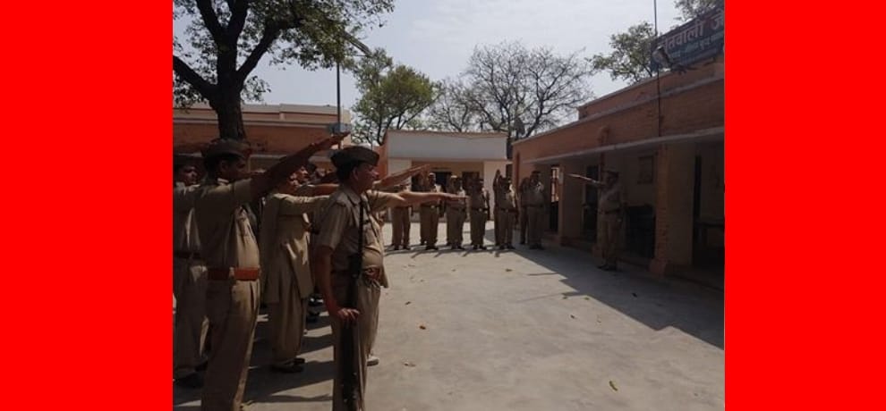 on cm adityanath yogi cops of ncr cleans their police stations