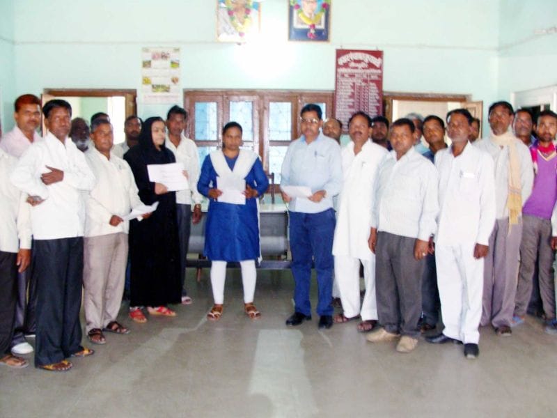 Cleanliness drive run by the municipality in Azad Nagar