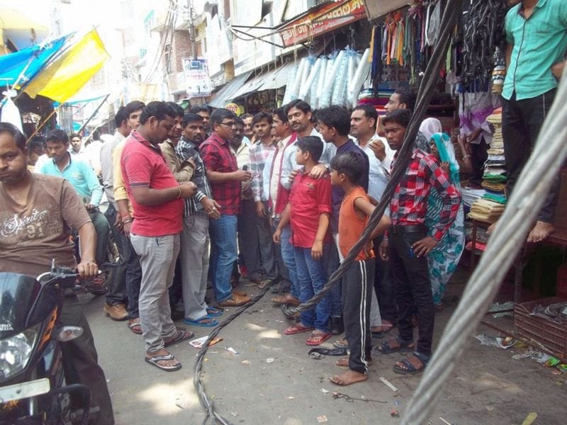 Fire in a two storey shop of jewelers
