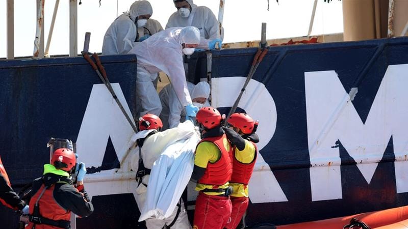 Hundreds feared dead in the Mediterranean Sea