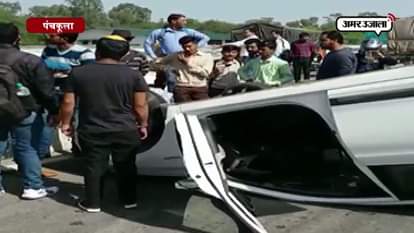 WORST ROAD ACCIDENT AT PANCHKULA SHIMLA HIGHWAY