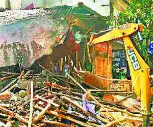 Encroachment drives in city