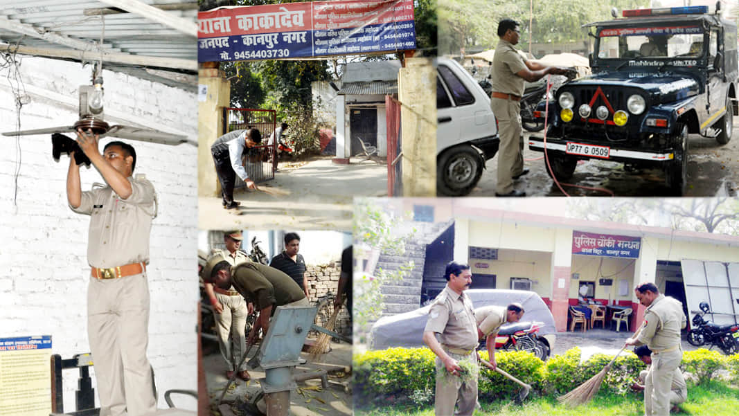 police drive cleanliness campaign