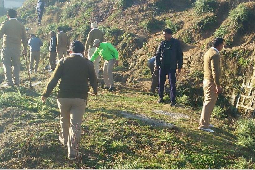 Police line and cleanliness drive in Kotwali
