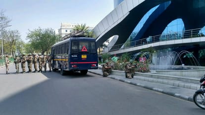 The threat of bombing in the World Trade Park, the mock drill