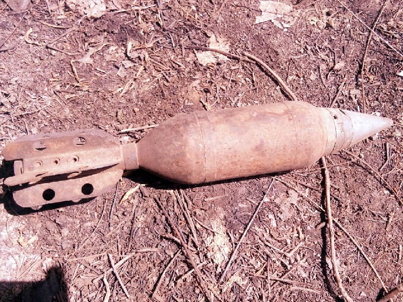 Mortar shell recovered, recovered from Talwada road, Army anti-bomb squad, Police, Mandi Gobindgarh