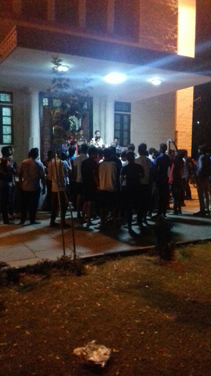 rajasthan university student agitation