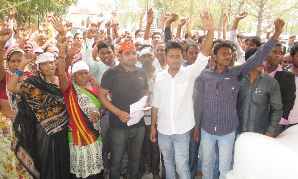 agitated over rampage with pradhan