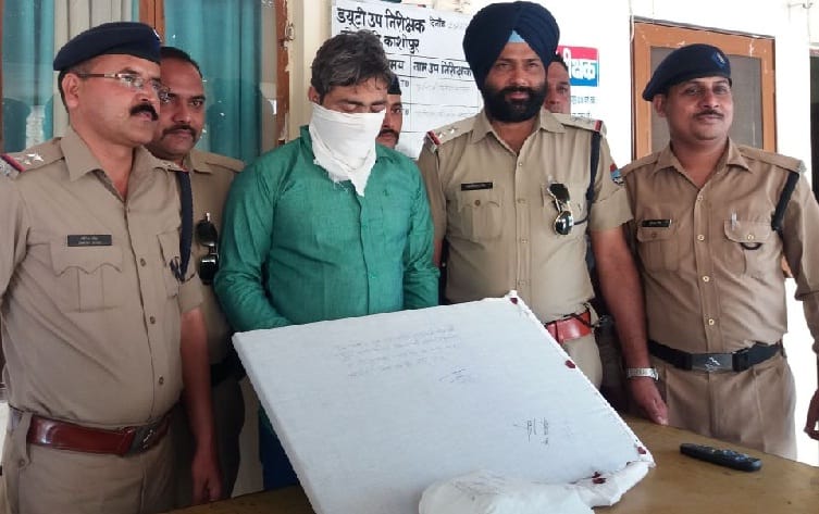 Arrested for stealing in Kashipur