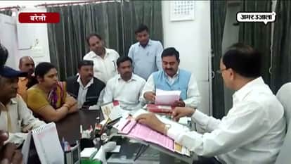 Bjp Councilor protest against bareilly municipal corporation mayor 