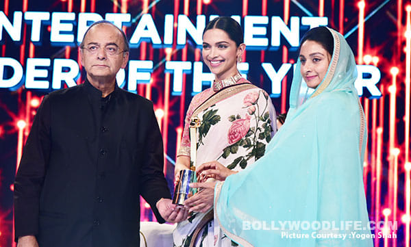 Deepika Padukone looks gorgeous as she receives the Entertainment Leader of the Year award