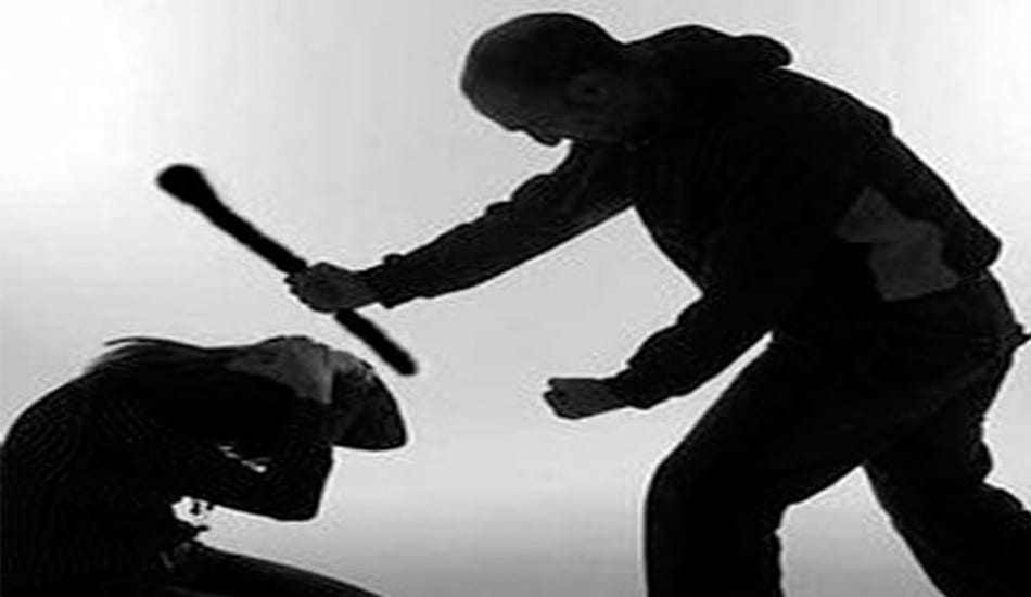 wife beaten condition looked serious hanged himself