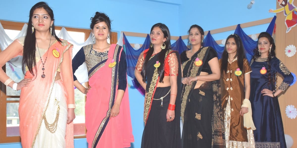 Farewell party in chamunda nursing institute