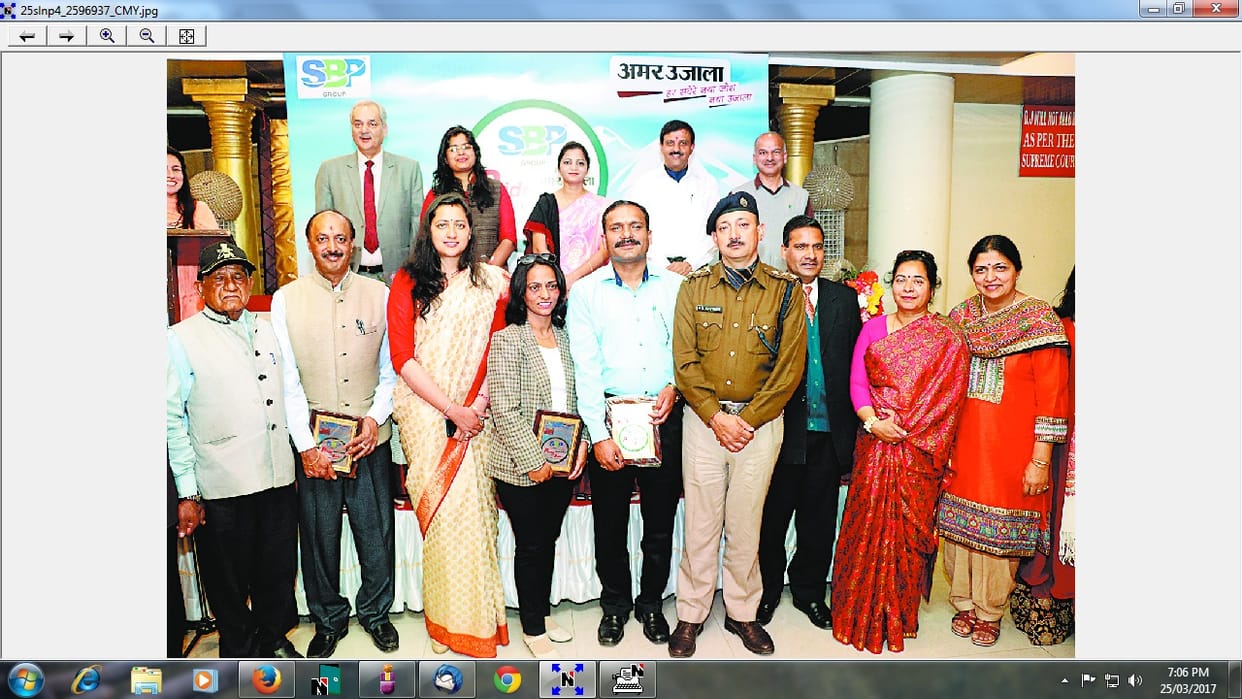 Amar ujala awarded a jeneous person of solan