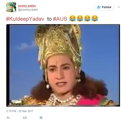 social media reactions on kuldeep yadav debut
