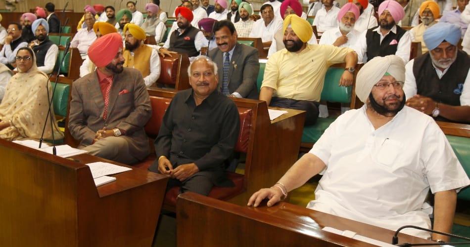 Navjot singh sidhu First day in Punjab Assembly