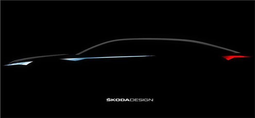 Skoda has released a murky preview image of its upcoming SUV coupe
