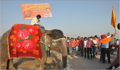 yogi adityanath first time in gorakhpur after becoming CM of UP