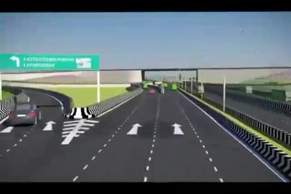 PMO's Delhi-Meerut Expressway plan on Twitter, you also see 