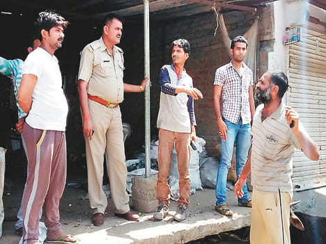 The police picked up the son of the businessman, stirred