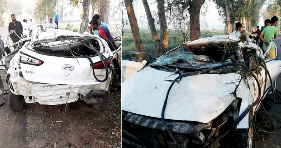 Road accident in jalalabaad abohar, two death on the spot
