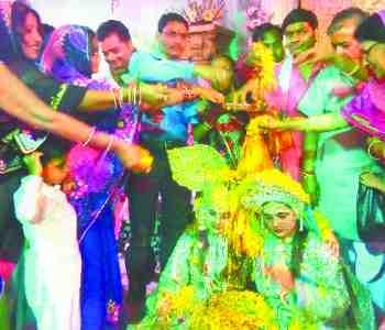 Organizing Shrimad Bhagavat Katha in Risia