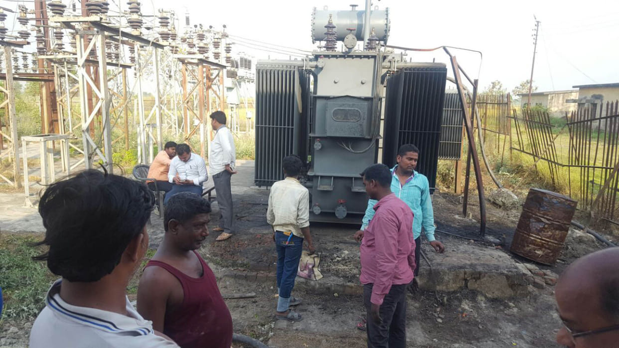 Burning Transformer and Feeder due to Fault