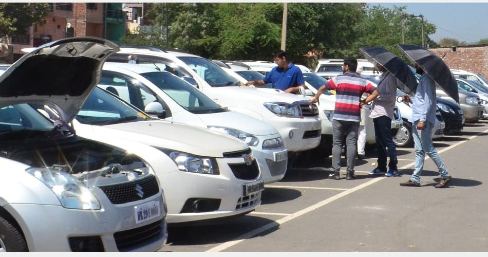 Chandigarh car market, hallomajra, chandigarh news