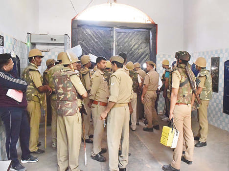 District is transformed into jail camp