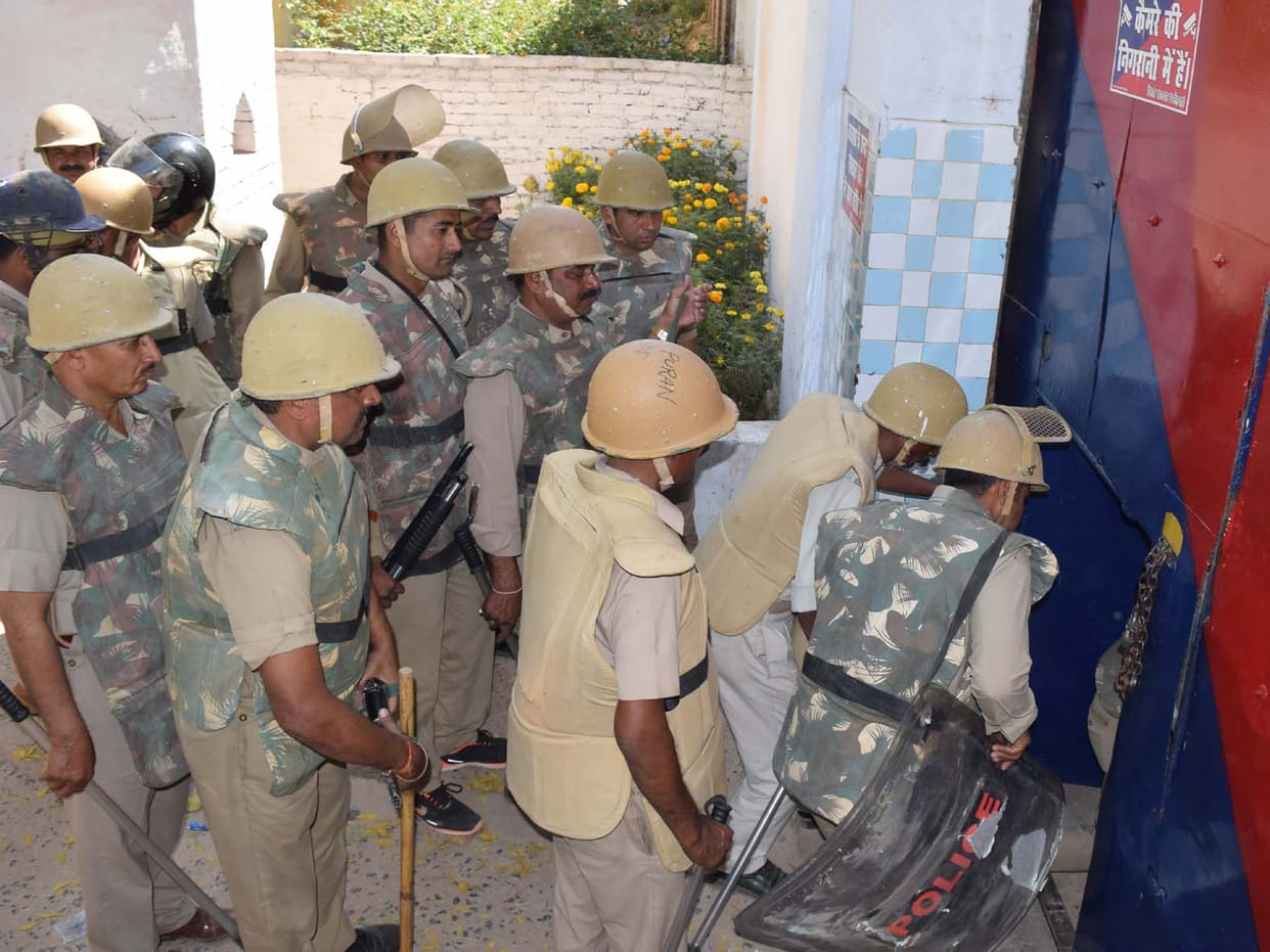varanasi jail admistration on high alert