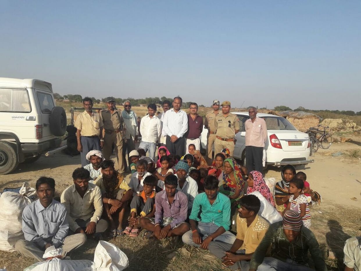 22 bonded laborers freed from the kiln