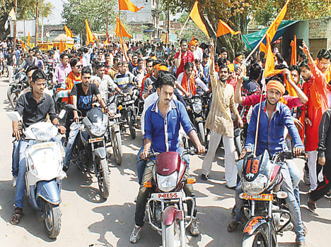 gorakcha sankalp yatra march even after stay