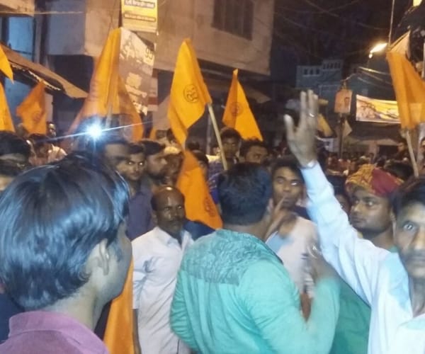 A she calf beaten till death created ruckus in Lucknow.