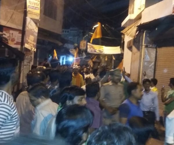 A she calf beaten till death created ruckus in Lucknow.