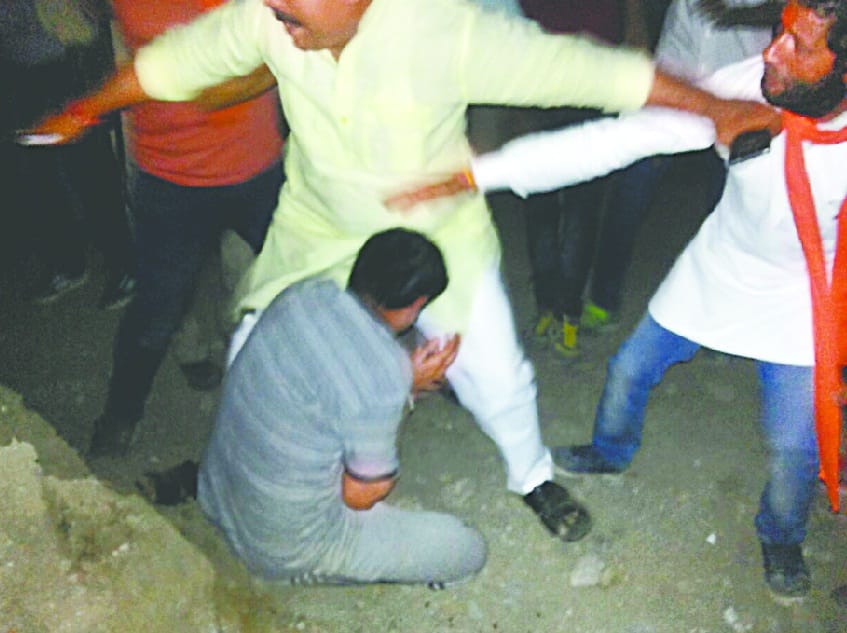 Gokshi accused of meeting plant, BJP leader beaten, Force deployed